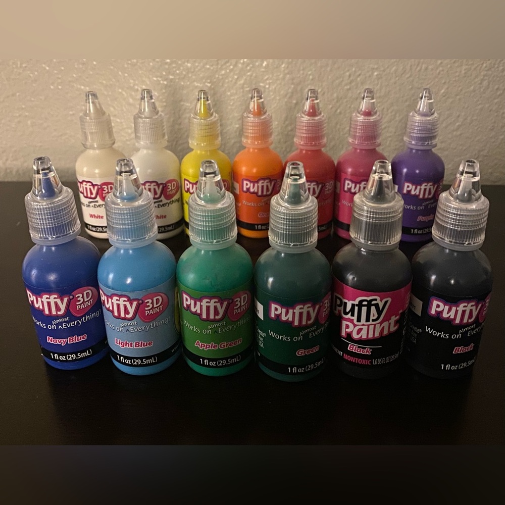Puffy 3D Craft Paint Set | Bundle